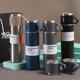 SET DE 4 PIEZAS TERMO DE ACERO INOXIDABLE CON TAZAS