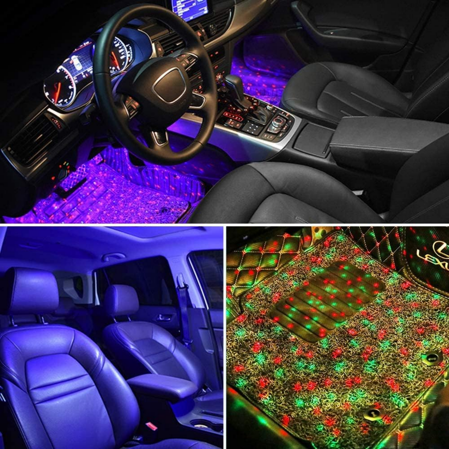 LUCES LED INTERIORES PARA AUTOS
