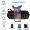 Cargador inalámbrico 5 en 1 para iPhone 14 13 12 11X8 Apple Watch Airpods cargadores de teléfono de escritorio estación de carga rápida