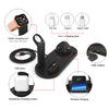 Cargador inalámbrico 5 en 1 para iPhone 14 13 12 11X8 Apple Watch Airpods cargadores de teléfono de escritorio estación de carga rápida
