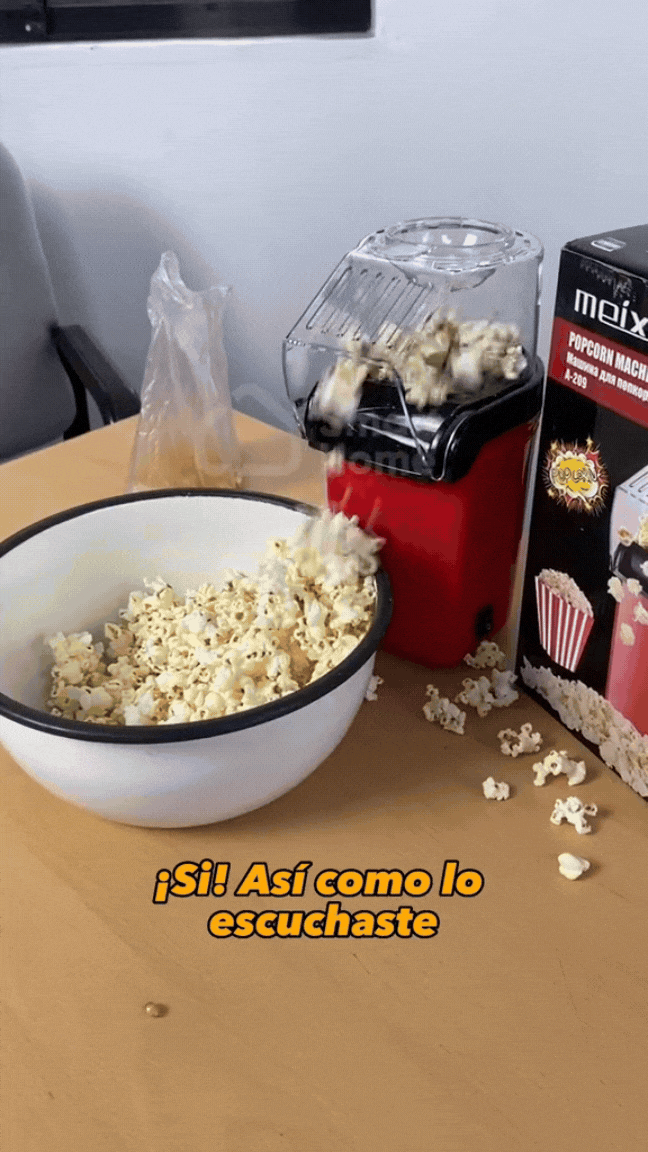NUEVA MAQUINA DE HACER PALOMITAS DE MAIZ